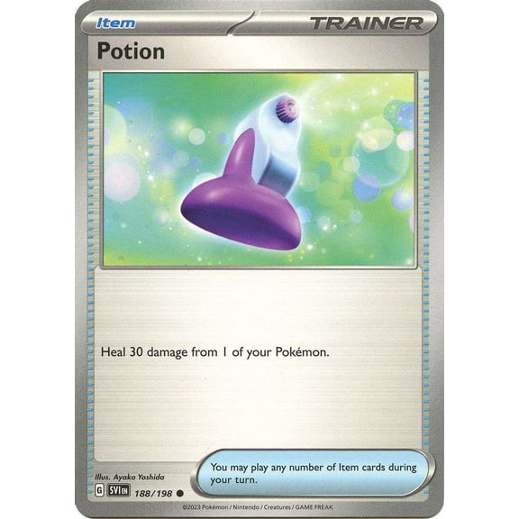 Pokemon Scarlet & Violet Base Set Common Potion #188
