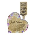 thumbnail image 1 of Wooden Heart With Saying- Best Friend Bud Vase, 1 of 1
