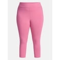 thumbnail image 5 of Terra & Sky Women's Plus Capri Legging, Sizes 0X-5X, 5 of 5