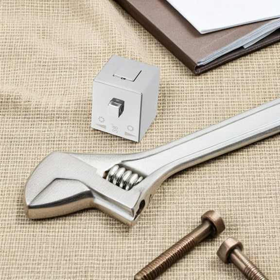 CTIRCHIU 1Pair Universal Silver Shower Temperature Control Knobs for Faucet Easy Adjustment