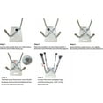 thumbnail image 7 of BEST Shower Chair, Adjustable Bath Stool - Medical Tool Free Anti-Slip Bench Stool Seat with Durable Aluminum Legs for Elderly, Senior, Handicap & Disabled, 7 of 7