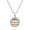 Aquarius, variant on Men's Women's Stainless Steel Creative Round Essential Oil Diffuser Pendant 12 Constellations Necklace Horoscope Jewelry Aquarius