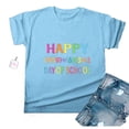 thumbnail image 4 of Camiseta de Profesor de Mujeres, 100 Días Feliz de la Escuela Imprimir Carta de Manga Corta para el Uso Casual Y de Fiesta, la Enseñanza Tee de Moda Temática, 4 of 4