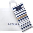 thumbnail image 5 of Bumble Towels Premium Kitchen Towels (16”x 28”, 8 Piece) Cotton Kitchen Hand Towels Striped 420 GSM Blue, 5 of 5
