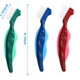 thumbnail image 4 of Decodeary Premium Hard Denture Brush Wear-resistant Toothbrush Plastic Multi-Layered Bristles Reusable Portable Double-Sided Toothbrushes, 4 of 9