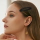 thumbnail image 2 of 7 pinzas para el cabello ovaladas, mate, planas, para peinado, accesorios para el cabello para adolescentes, 2 of 7