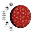 thumbnail image 2 of Kdxio Gingerbread Man for Tire Cover Wheel Protectors Tyre Covers Weatherproof Wheel Covers Universal Fit for Trailer Rv SUV Truck Camper Travel Trailers 14 inch, 2 of 5