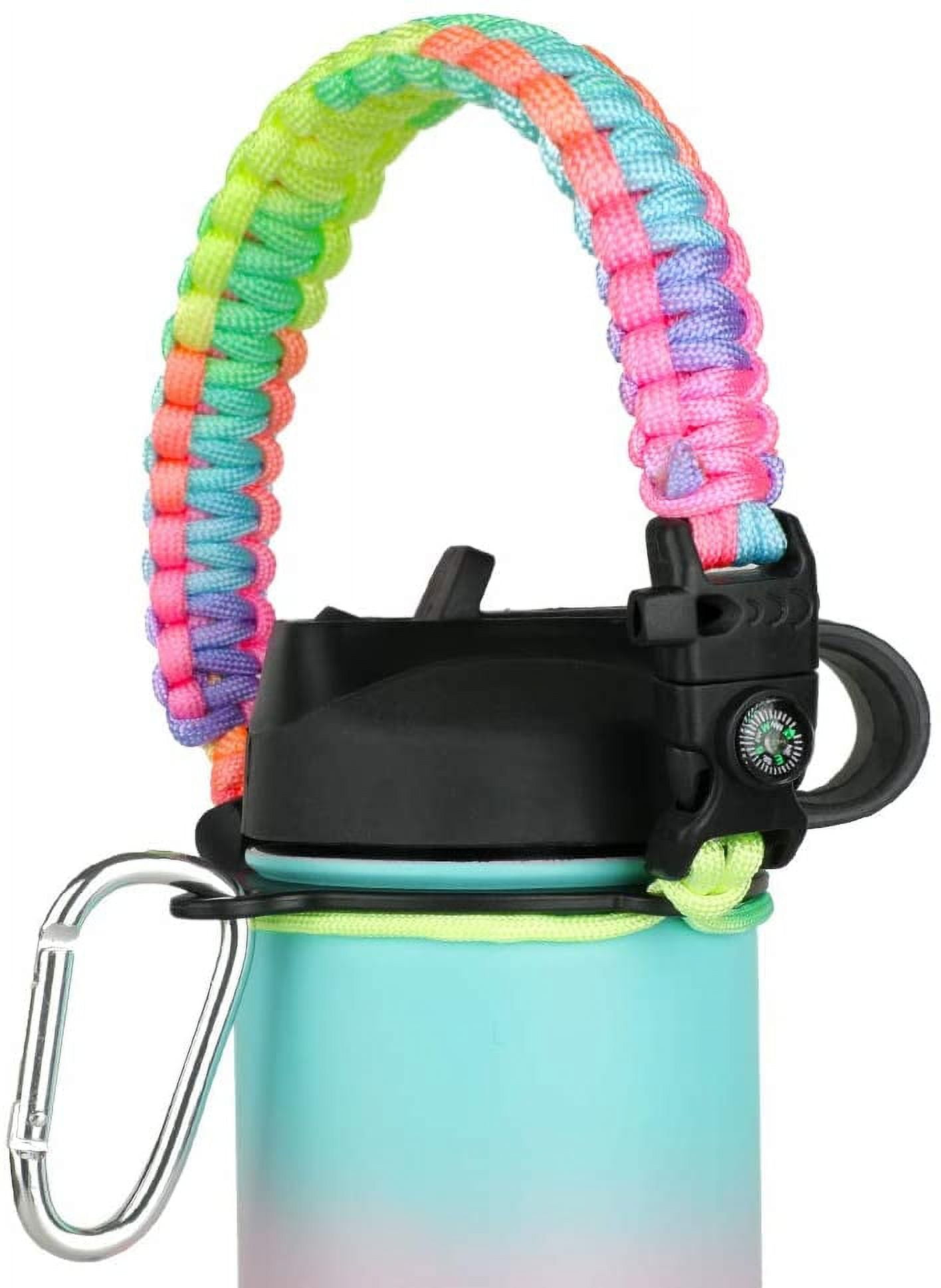Fits Wide Mouth Bottles Durable Carrier Straw Cover Cup Rope