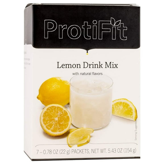 Proti Fit High Protein Fruit Flavored Powder Drink Mix, 15g Protein, Low Calorie, Sugar Free, 7 Servings