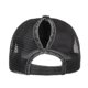 thumbnail image 4 of Mesh Distressed Black - Gorra de béisbol de algodón lavado para mujer, 4 of 5