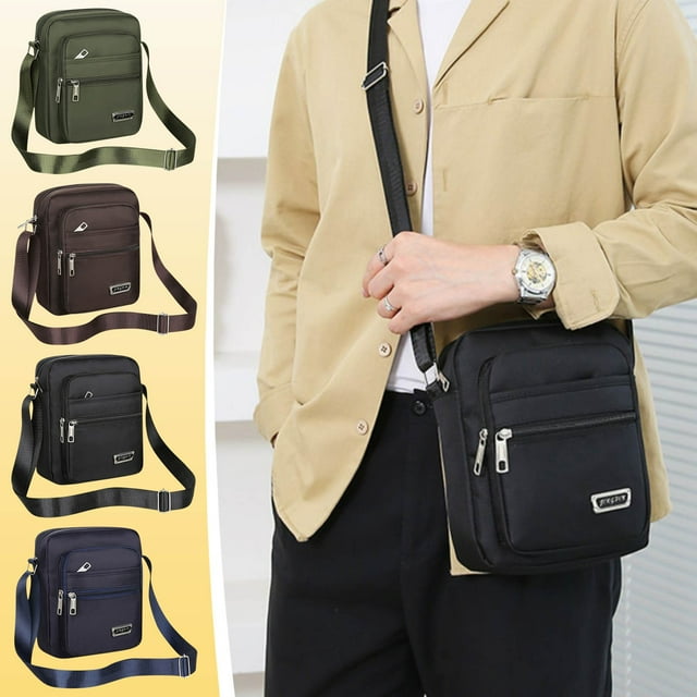Vaidha Six Layer Zipper Single Shoulder Messenger Bag Business Bag Wallet