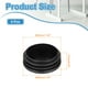 thumbnail image 2 of Uxcell 4 PCS 1.97"(50mm) Tapones de agujero redondos de plástico, tapones de extremo de tubería de plástico negro para muebles, tubería, mesa, silla, 2 of 6