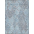 thumbnail image 2 of Addison Rugs Chantille Indoor/Outdoor Transitional Damask Denim Machine Washable Rectangle Rug, 8' x 10', 2 of 7