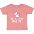 thumbnail image 3 of Inktastic Gigi and Gramps Love Me Unicorn Girls Baby T-Shirt, 3 of 5