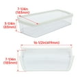 thumbnail image 3 of Kojem 2pcs Refrigerator Door Bin Shelf Compatible with Whirlpool Refrigerator W10321304, 3 of 10