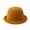 Ginger, variant on Boyscolos Women's Plain Felt Bucket Bowler Hat Winter Warm Wool Rolled Brim Cloche Church Hat Dressy French Beret Fisherman Cap Ginger One Size