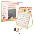 thumbnail image 2 of Drawing Board, Art Easel Whiteboard Wooden  Multifunctional Double Sided  For Arithmetic Calculation Graffiti For Writing, 2 of 8