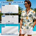 thumbnail image 6 of KUIFORTI Couple Matching Outfits Matching Hawaiian Outfits for Family Soft and Comfortable Quick-dry with Soft Fabric Suitable for Everyday Casual Wear Coastal Sailboat Print, 6 of 7
