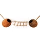 thumbnail image 1 of Greeniant Interacción de nido de coco, juguete interactivo, nidos colgantes, diseño hueco, artesanía, escalera de madera, cama de cría, jaula, columpio Juguetes para pájaros Greeniant PT004188-00, 1 of 6