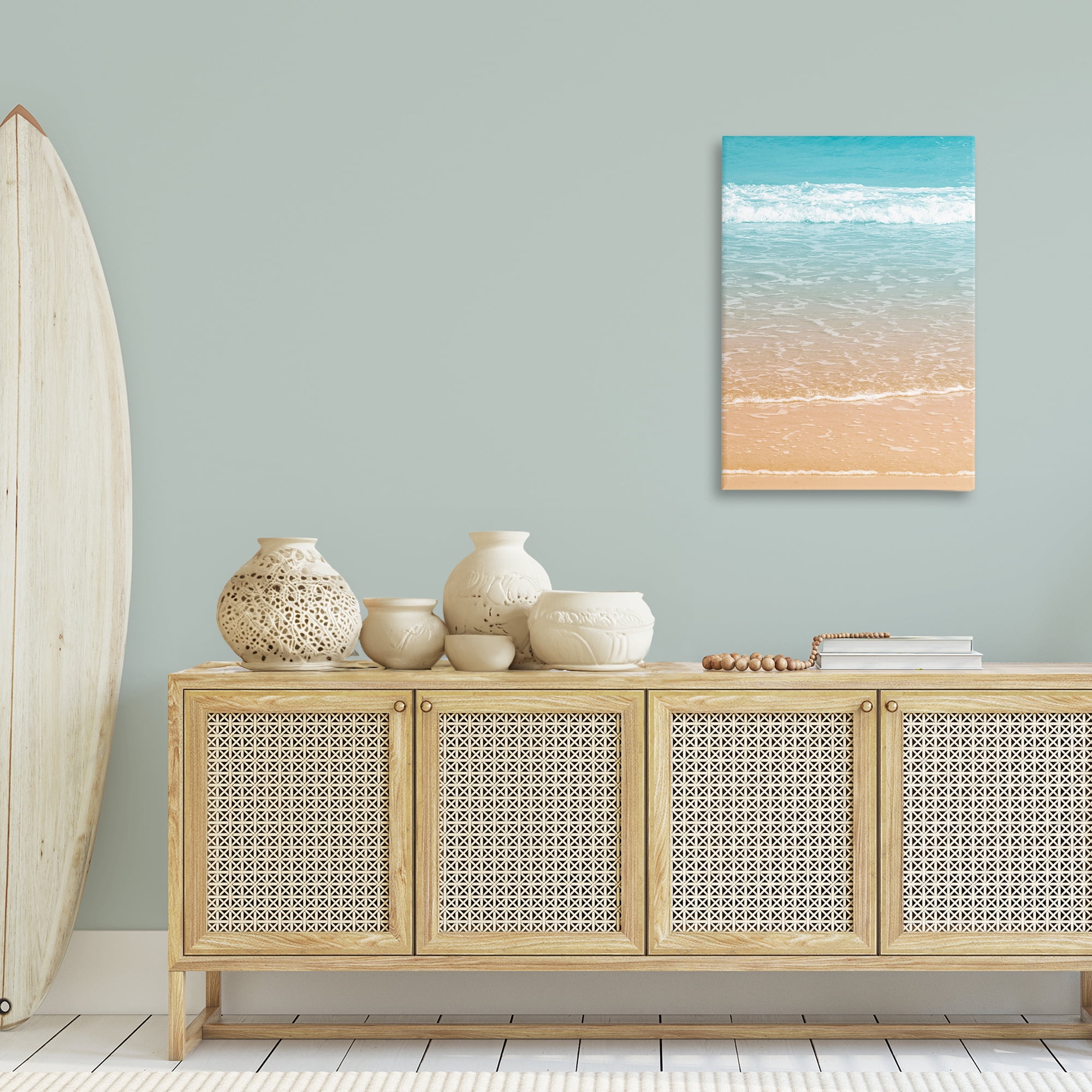 Stupell Industries Clear Summer Waters Nautical & Beach Photography Wrapped Canvas Art Print Wall Art, 24 x 36