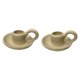 thumbnail image 5 of Candelabros de cerámica Strade Fareast Limited 2 piezas Amarillo, 5 of 8