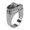 A, variant on Unique Shaped Ring Creative Fashion Jewelry Accessories Statement Piece For Men Women Daily Wear metal C 5cm All Season