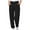 Black, variant on Childrens Solid Color Casual Sweatpants with Side Pockets Comfortable Breathable Polyester Fabric for Boys and Girls Everyday Play Sports and Outdoor Activities(Khaki,12-13 Years)