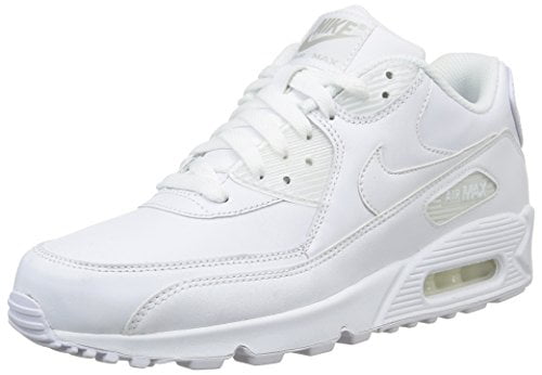 accent Beyond Verschrikking Nike Air Max 90 302519 113 Men's White Athletic Casual Lifestyle Leather  Shoes - Walmart.com
