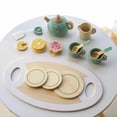 thumbnail image 4 of Vajilla de madera para fiesta de té de 15 uds, juego de cocina Montessori, juego de vajilla de cocina de juguete de desarrollo para pequeños Hugo Juegos de imaginación en la cocina, 4 of 8