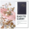 thumbnail image 4 of SHISUYAN Portable Durable Coin Collection Book with PU Cover OPP Pages for Collection 15x11cm Blue, 4 of 9