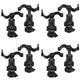thumbnail image 1 of Adaptador de riel Casco Orejera Auriculares Montaje de nylon Negro 2 piezas, 1 of 5