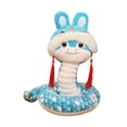 thumbnail image 2 of Juguete de peluche de serpiente para el Año Nuevo chino 2025, adorno de peluche, regalo, figura de serpiente Azul 35cm, 2 of 9
