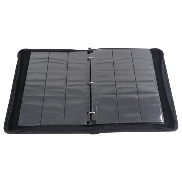Colección De Tarjetas Coleccionables, Evita Que Se Caigan, Pantalla Transparente, 40 Páginas De Tarjetas Negras, álbum De Tarjetas Coleccionables Impermeable Para Tarjetas