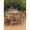 thumbnail image 3 of Outdoor Table Cloth with Umbrella Hole and Zipper, Orange Leaves Fall Waterproof Rectangle Tablecloth 54"x80", Pumpkins Grass Vintage Rustic Washable Table Cover for Outside Party Patio Picnic, 3 of 8
