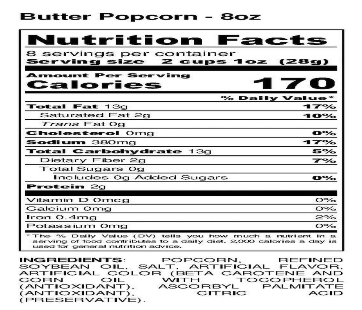 Brim's Movie Theater Butter-Flavored Popcorn, 4 ct. & Bonus