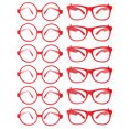 thumbnail image 1 of Shisuyan Montures de Lunettes Rouges en Plastique 20 Pcs Cadeaux de Fête de l'Action de Grâce, 1 of 9