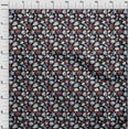 thumbnail image 4 of oneOone Cotton Poplin Dark Wine Fabric Sea Shells Pattern Fabric For Sewing Printed Craft Fabric By The Yard 56 Inch Wide, 4 of 4