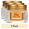 (3 pack) Tiger Balm Pain Relief Ointment, 0.63 oz Jar, Relief for Backaches, Strains, Sore Muscles