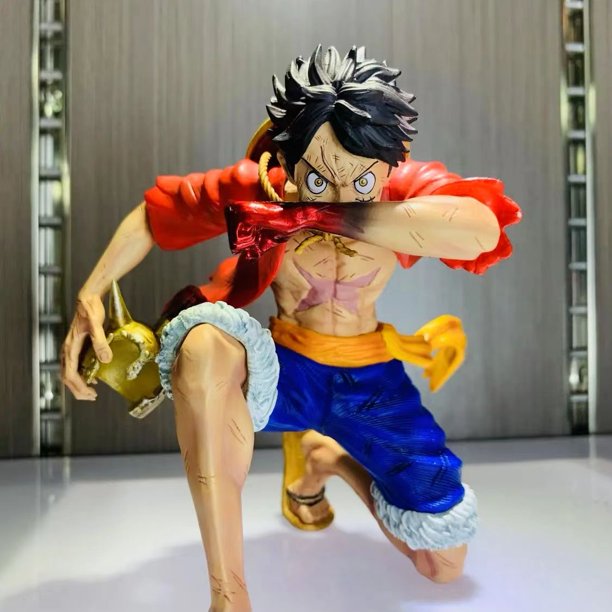 2022 Anime nuevo One Piece Fourth Gear BT Blowing Luffy Doll Figura de acción Figura de colección Modelo Juguetes Coleccioneszhangyuxiang