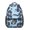 Astronaut and Alien, variant on Astronaut and Alien Blue Pattern Backpack for School, Cute School Bag with Adjustable Shoulder Straps and Padded Back, 15.3"x11"x6.7"