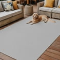 thumbnail image 2 of Fsddascl Grey Outdoor Rug for Patio/Deck/Porch, Non-Slip Large Area Rug 6 x 9 Ft, Modern Pure Gray Indoor Outdoor Rugs Washable Area Rugs, Reversible Camping Rug Carpet Runner, 2 of 5