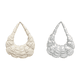 thumbnail image 1 of Bolso Mano Cloud para Mujer Plisado PU Axila Viajes Al Aire Libre (Beige), 1 of 8