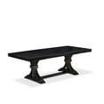 thumbnail image 7 of Luxe by East West Furniture 5 piece Kitchen Table Set consists of a Modern Dining Table and 4 Dining Chairs, 7 of 7