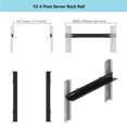 thumbnail image 5 of JINGCHENGMEI 1U 19inch Server Rack Rails -15-24 inch Adjustable Depth for Universal 4-Post or 2-Post Rack Mount Rails fo, 5 of 5