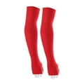 thumbnail image 3 of Fgnfyis Ice Silk Sun Sleeves Summer Outdoor Cycling Extended 53cm Fingerless Design for Men Women Sports Protection and Comfort Red, 3 of 4