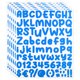 thumbnail image 1 of Uxcell Letras y Números de Alfabeto Stickers, 6 Hojas de Calcomanías Autoadhesivas, Azul Claro, 1 of 6