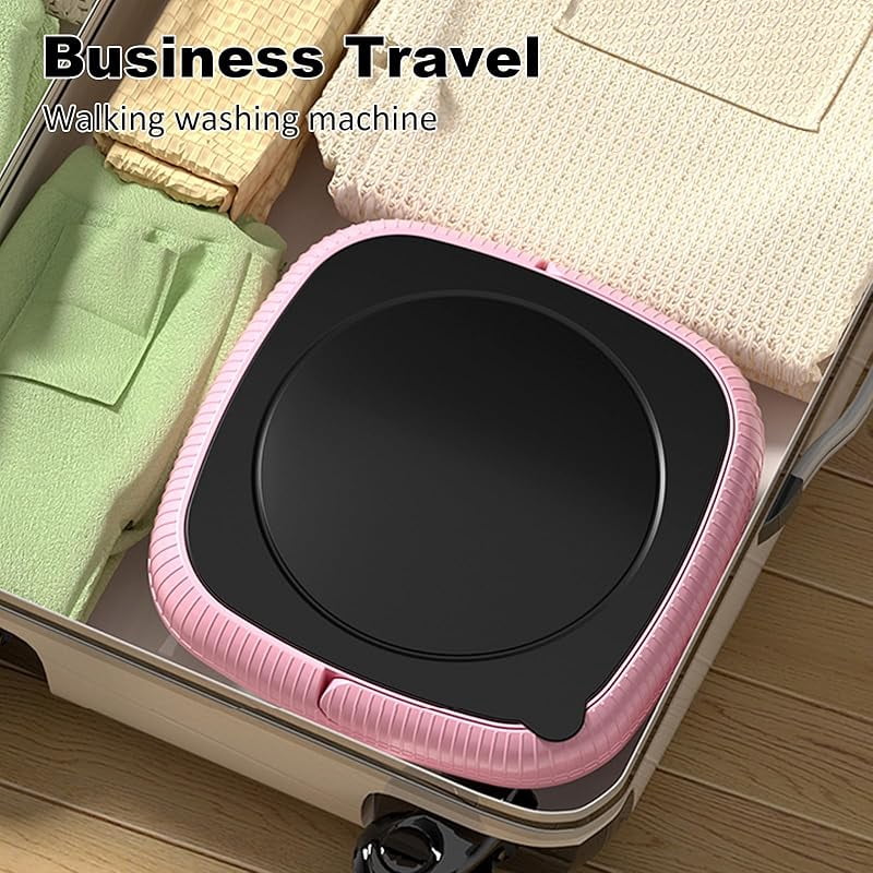 Portable Small Washing Machine,13L Capacity Foldable Mini Washer,Ideal for Baby Clothes, Underwear & Small Items. Perfect for Apartments, Dorms, RVs & Travel (Green)