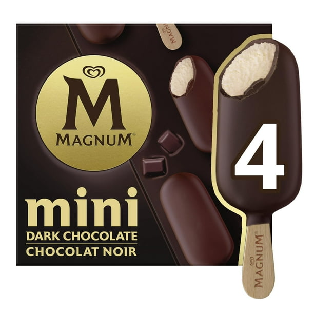 Ice Cream Bar  Magnum  Dark cacher 4 pc Ice Cream Bar