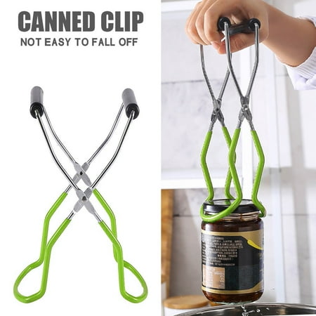 

Hxroolrp Home Decor Tableware 1pcs Canning Jar Lifter Tongs Stainless Steel Jar Lifter with Grip Handle