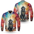 thumbnail image 3 of Hello 2025 Newfoundland Celebrates Happy New Year Firework Balloon All Over Print 3D Baseball Jacket Newfie Dog Lover Gifts Bomber Jacket Softball - 02024, 3 of 6